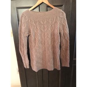 Ann Taylor beige knit sweater size small